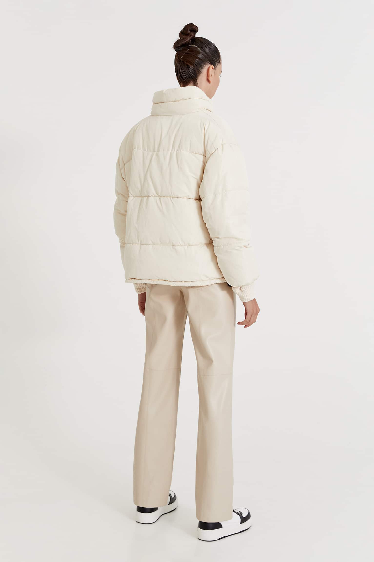 Basic High-Neck Puff Jacket - immagine 2