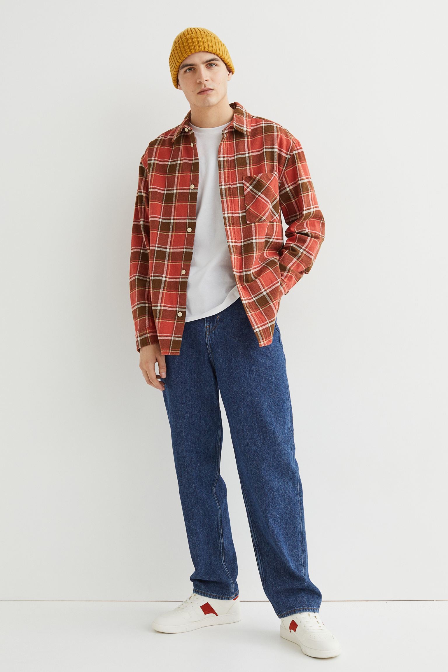 Relaxed Fit Plaid Flannel Shirt - immagine 4