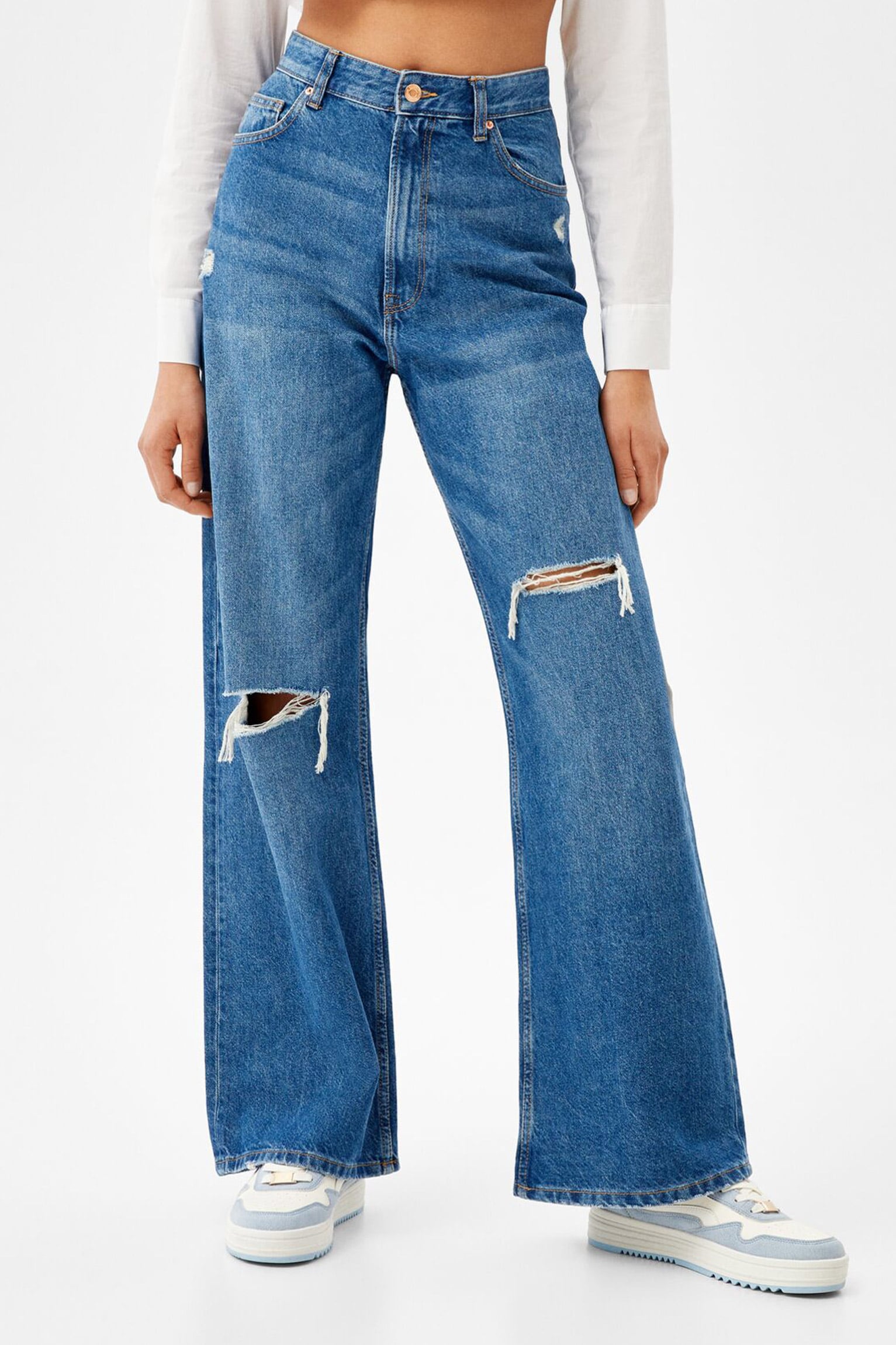 Ripped Wide-Leg ’90s Jeans - immagine 4